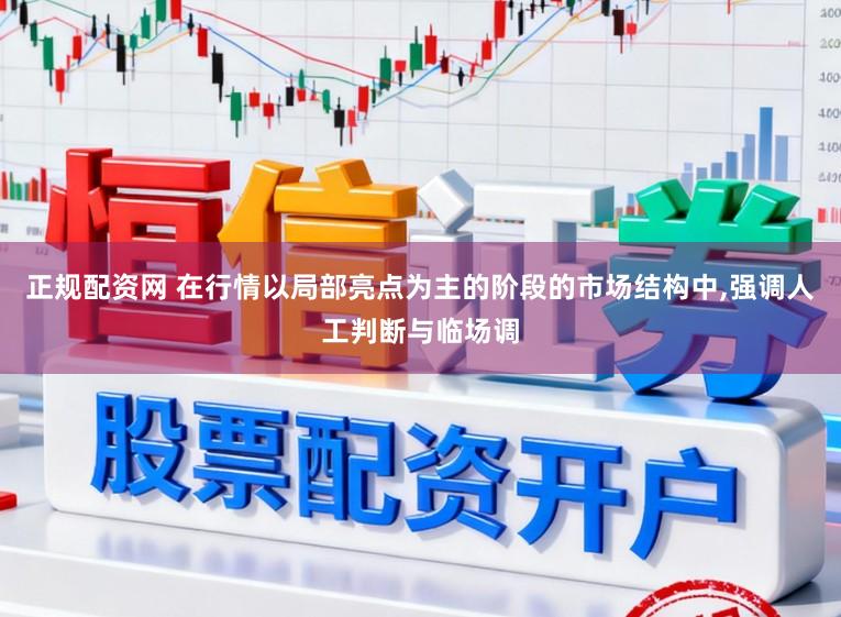 正规配资网 在行情以局部亮点为主的阶段的市场结构中,强调人工判断与临场调
